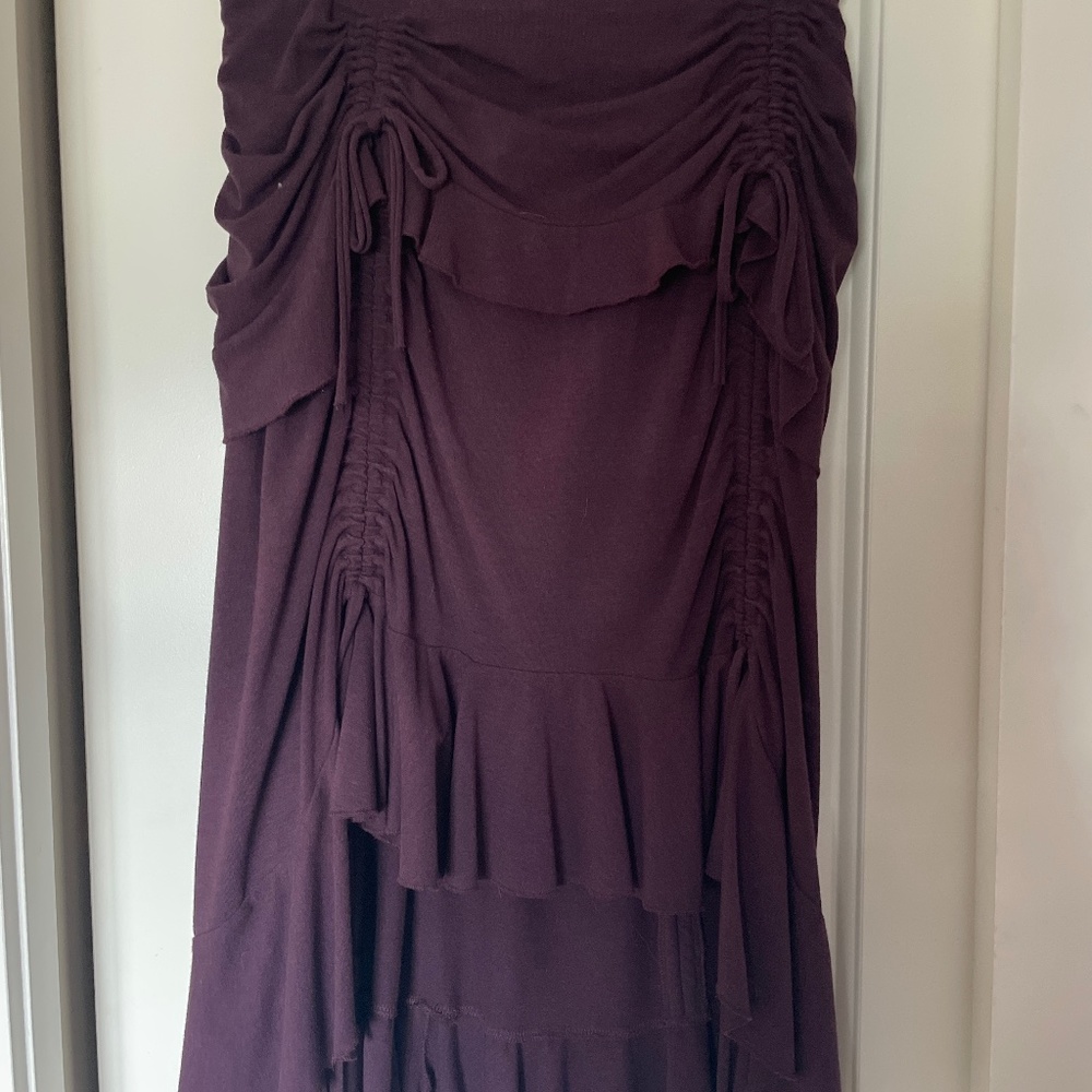 Steam punk ruched skirt